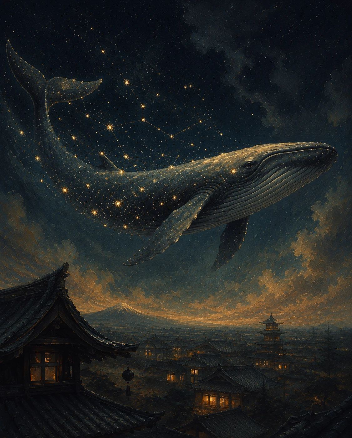 Whale Above the City